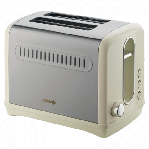 Electrocasnice bucatarie - Toster Retro Gorenje T1100CLI, 1100W, Crem