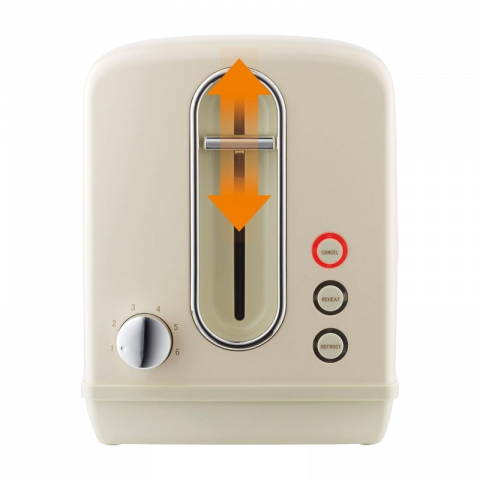 Toster Retro Gorenje T1100CLI, 1100W, Crem [3]