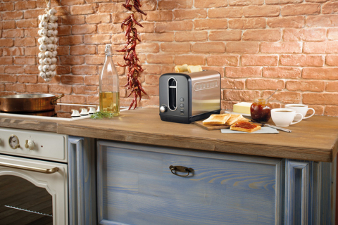 Тостер Ретро Gorenje T1100CLBK, 1100Вт, Черный [5]