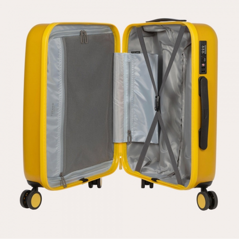 Путешественный чемодан Tucano Travel Trolley Ted Rigid S (40 л), жёлтый. [1]