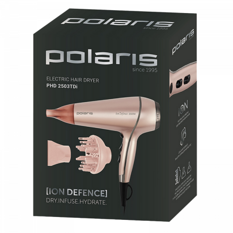 Uscător de păr Polaris PHD 2503TDi Roz [13]