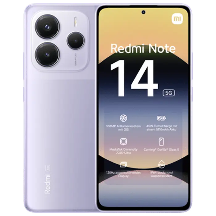 Smartphone - Xiaomi Redmi Note 14 8/256 GB Purple