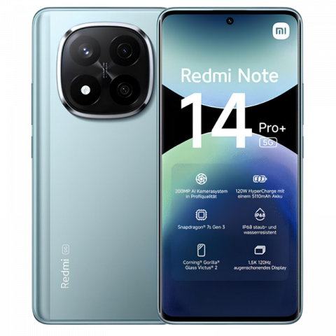 Telefoane - Telefon Xiaomi Redmi Note 14 Pro Plus 5G 12/512GB EU Frost Blue Diagonala ecranului: 6,67 ", Rezolutia ecranului: 2712x1220, Max. Rezoluția camerei: 200 MP, Cameră frontală: 20 MP, Capacitate acumulator: 5110 mAh, Chipset: Qualcomm SM7635 Snapdragon 7s Gen 3, Platformă software: Android, HyperOS, Grad de protecție: IP68 rezistent la praf/apă,