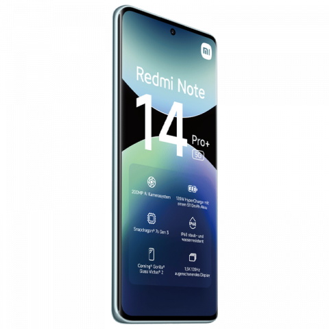 Телефон Xiaomi Redmi Note 14 Pro Plus 5G 12/512ГБ EU Frost Blue Диагональ экрана: 6,67 ", Разрешение экрана: 2712x1220, Макс. разрешение камеры: 200 MP, Фронтальная камера: 20 MP, Ёмкость аккумулятора: 5110 mAh, Чипсет: Qualcomm SM7635 Snapdragon 7s Gen 3, Программная платформа: Android, HyperOS, Степень защиты: IP68 пыле/водостойкий, [2]