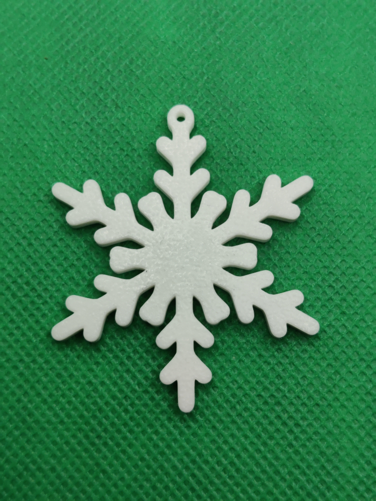 Set 5 decoratiuni fulgi de nea pentru brad  [3]