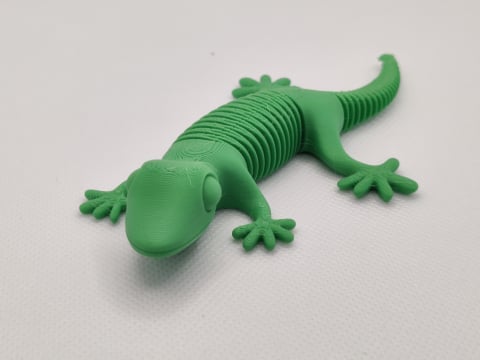 Breloc - Gecko Flexibil 3D - Jucărie Interactivă și Decorativă