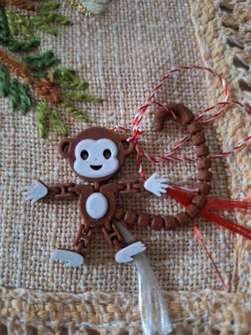 Nunta - Mărțișor „Maimuțică Articulată”