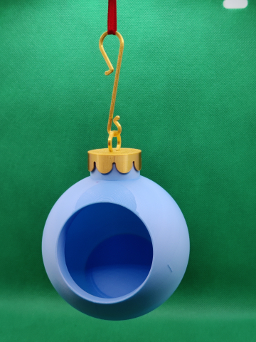 Craciun - Ornament de Crăciun și Bol de Bomboane Imprimat 3D