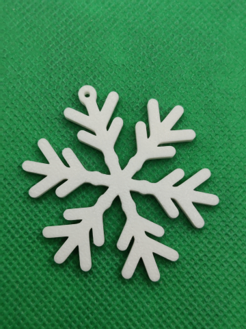 Set 5 decoratiuni fulgi de nea pentru brad  [1]