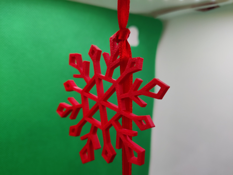 Set 5 decoratiuni fulgi de nea pentru brad [3]