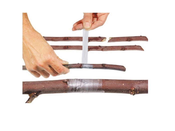 Cleste profesional de altoit cu 3 cutite U V Omega + 3 X banda pentru altoit biodegradabila [4]
