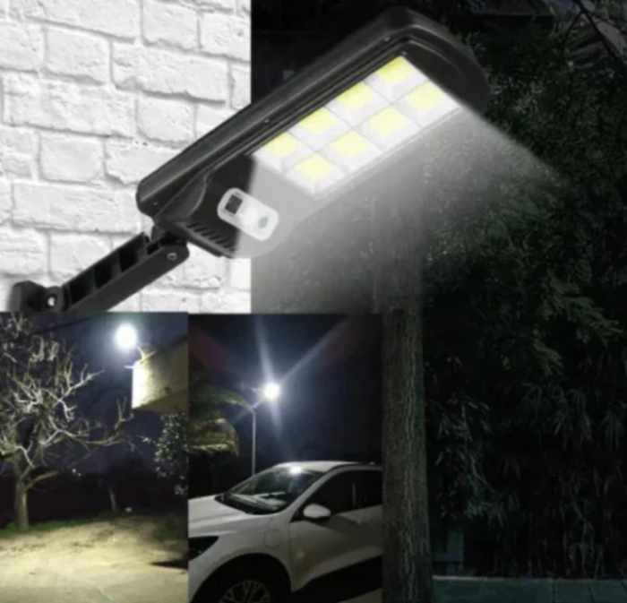 Pachet 5 X LAMPA SOLARA 160 LED COB CU TELECOMANDA + Cadou Surpriza [7]