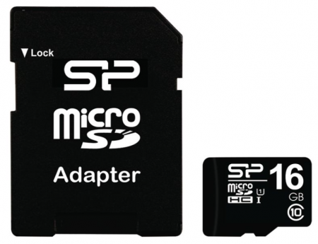 Super Oferte % - Card de Memorie Micro SDHC 16GB Clasa 10 + Adaptor SD