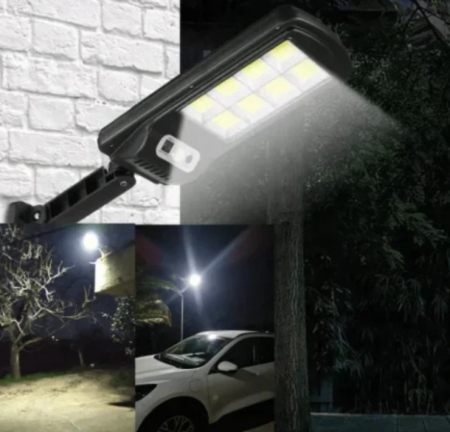 Pachet 5 X LAMPA SOLARA 160 LED COB CU TELECOMANDA + Cadou Surpriza [6]