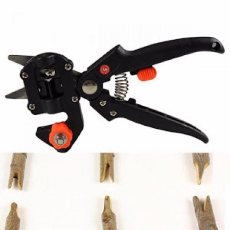 Cleste profesional de altoit cu 3 cutite U V Omega + 3 X banda pentru altoit biodegradabila [4]