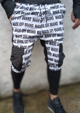 Produse - Pantalon Print Alb