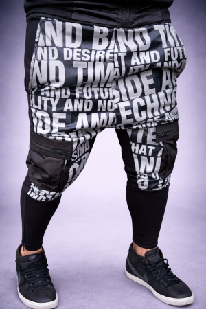 Produse - Pantalon Print Gri