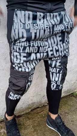 Produse - Pantalon Print Gri