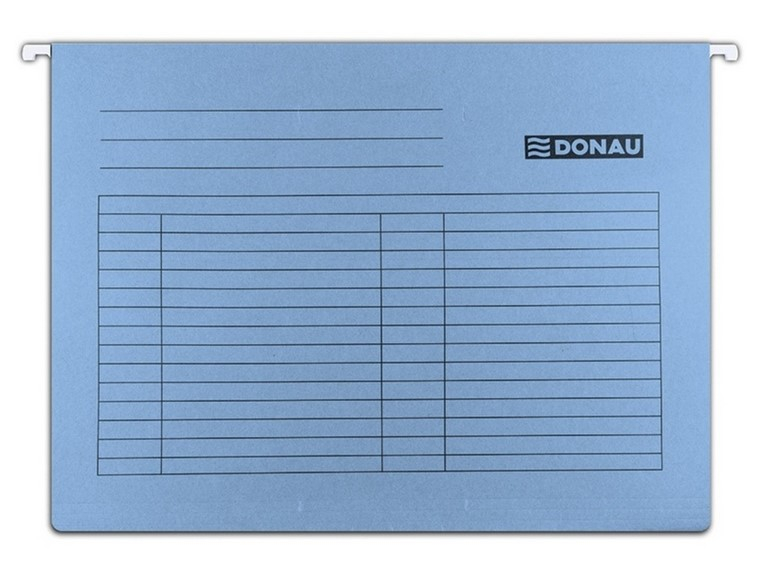 Dosar suspendabil cu eticheta, bagheta metalica, carton 230g/mp, 5 buc/set, DONAU [1]