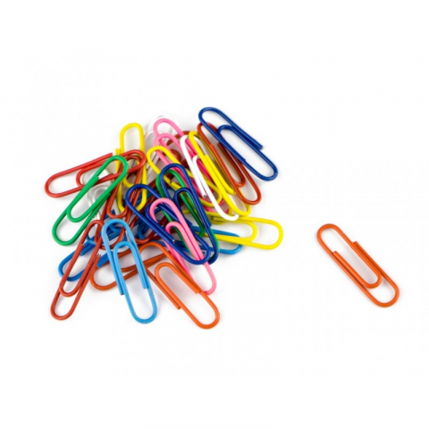 Accesorii pentru birou   - Agrafe birou color 33 mm,100 buc/cut , CENTRUM