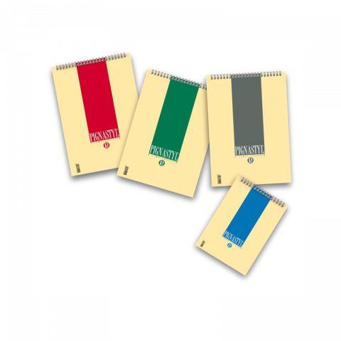 Produse din hartie - Bloc notes A4 cu arc dublu 50 file mate/dictando/velin