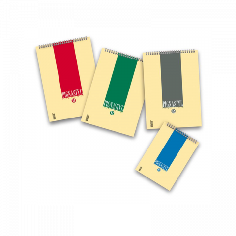 Produse din hartie - Bloc notes A5 cu arc dublu 50 file mate/dictando/velin