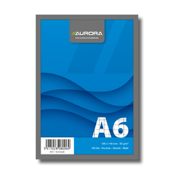 Registre,caiete,blocnotes - Bloc notes A6, 100 file mate/dictando/velin AURORA