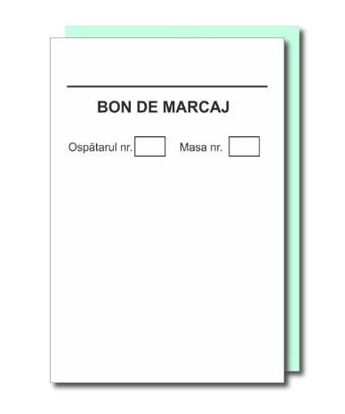 Tipizate - Bon marcaj autocopiativ 2 ex ,50 set/car