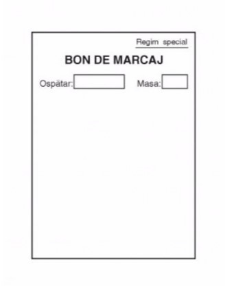 Tipizate - Bon marcaj simplu , 100 file