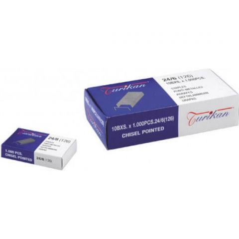 Capse, ace, pioneze - Capse 24/6  , 1000/cut , TURIKAN