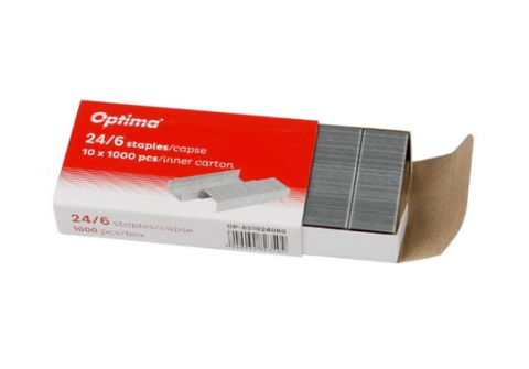 Capse, ace, pioneze - Capse 24/6  , 1000/cut , OPTIMA