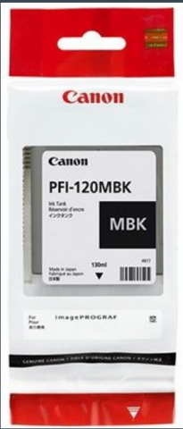 Cartuse & Tonere pentru imprimante - Cartus CANON PFI 120MBK (GP200/TM305/MFP Z36),130 ml