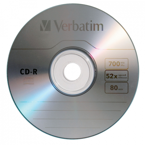 CD/DVD - CD-R BULK 700MB 80 min 52X, VERBATIM