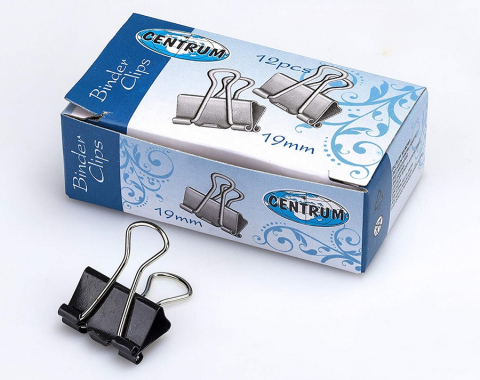 Accesorii pentru birou   - Clips (binder ) 19mm,CENTRUM