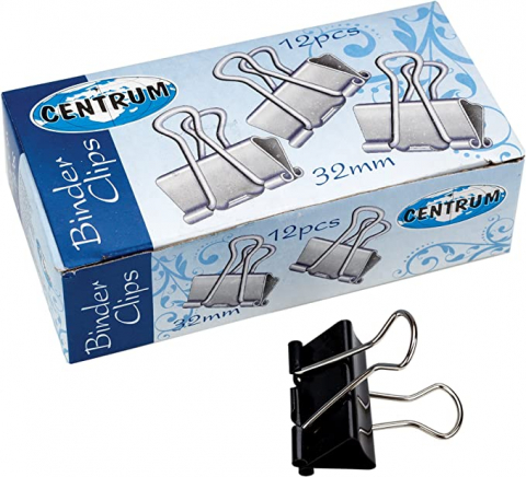 Accesorii pentru birou   - Clips (binder ) 32mm,CENTRUM