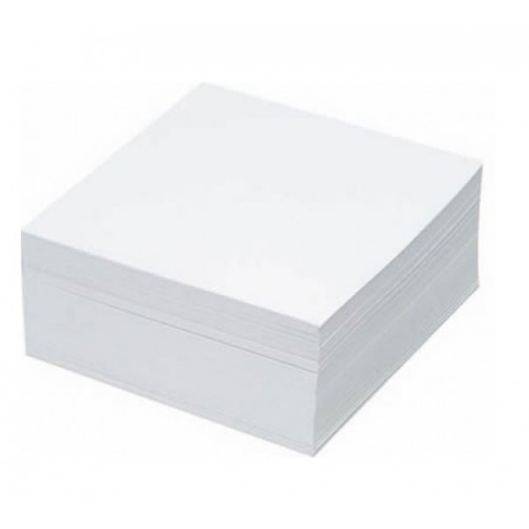 Produse din hartie - Cub hartie alba,8.5*8.5cm,500 file/set