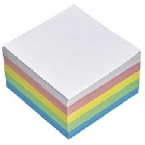 Notes-uri autoadezive - Cub hartie color 8.5 * 8.5 cm, 500 file/set