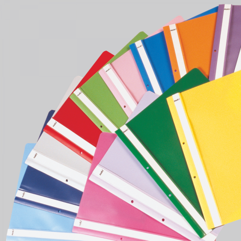 Organizare si arhivare    - Dosar plastic cu sina si perforatii NOKI