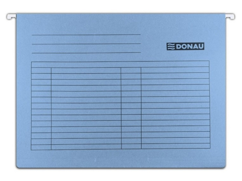  Dosare carton - Dosar suspendabil cu eticheta, bagheta metalica, carton 230g/mp, 5 buc/set, DONAU