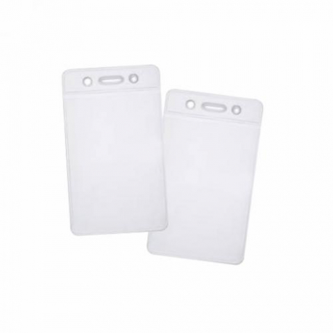 Comunicare si prezentare  - Ecuson vertical 60*90 mm, plastic transparent