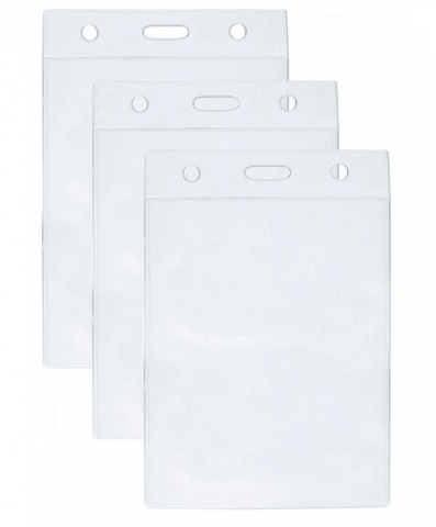Ecusoane - Ecuson vertical 70*100 mm, plastic transparent