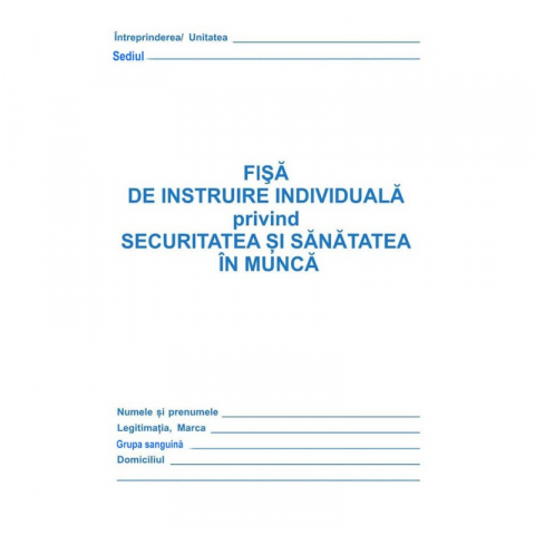 Tipizate - Fisa protectia muncii