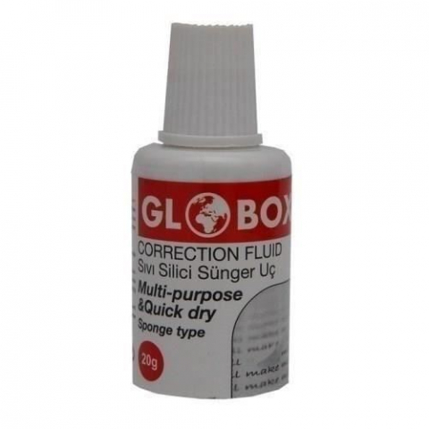  Corector - Fluid corector cu pensula, GLOBOX/DRECT