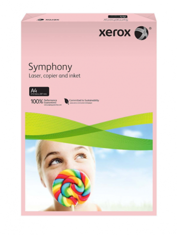Hartie A4/A3 - Hartie colorata pastel A4 , Roz pal, 80 g/mp ,500 coli /top ,XEROX Symphony