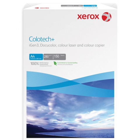Hartie Colotech printare color - Hartie Colotech+, A4, 280 g/mp, 150 coli/top ,XEROX