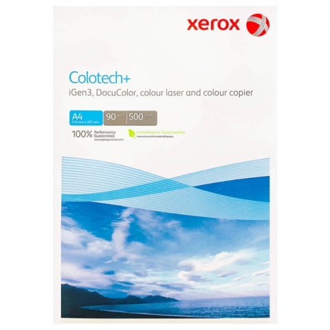 Hartie Colotech printare color - Hartie Colotech+, A4, 90 g/mp, 500 coli/top ,XEROX