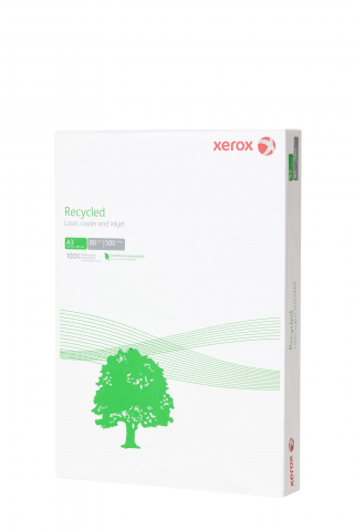 Hartie A4/A3 - Hartie reciclata  A3, 80 g/mp, XEROX Recycled ,500 coli/top