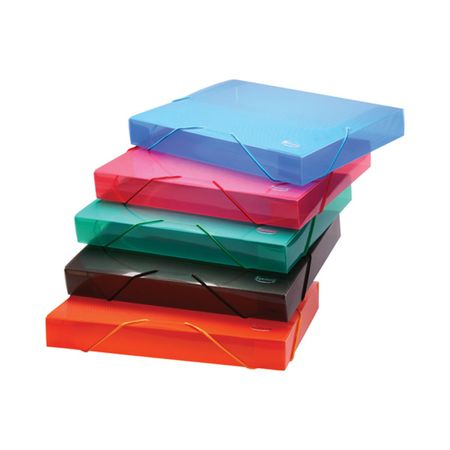  Mape plastic/carton - Mapa plastic A4 4 cm, cu elastic 5 culori semitrasp.0.60mm CENTRUM