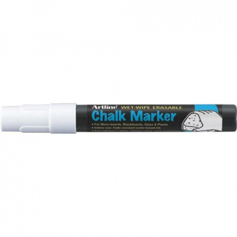 Markere cu vopsea - MARKER cu creta alba,varf 4 mm, ARTLINE