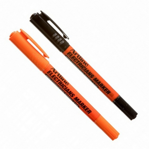 Markere - Marker pentru electricieni, doua capete,varf rotund,0.4/1 mm, ARTLINE